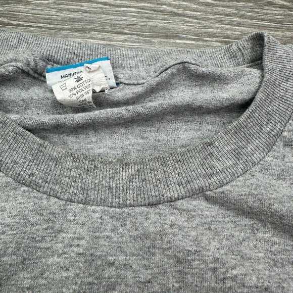 Vintage Dr Seuss T Shirt Men's XL Extra Large Gray Grinch Graphic Tee Christmas - Picture 5 of 16